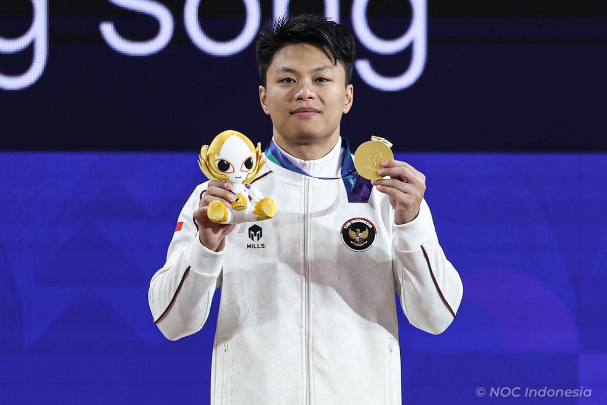 Raih Emas, Rahmat Erwin Pecahkan Rekor Dunia di Asian Games