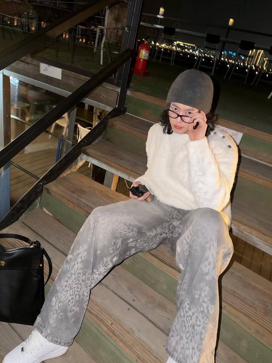 inspirasi OOTD ala Lee Joo Ahn