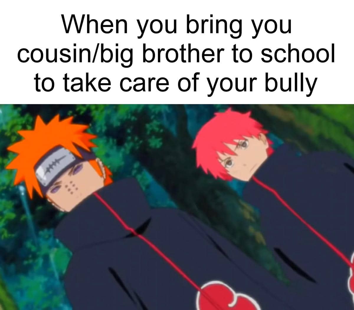 meme Naruto tentang sepupu
