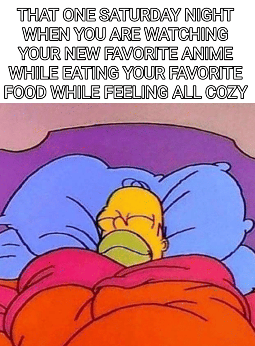 meme anime tentang Sabtu