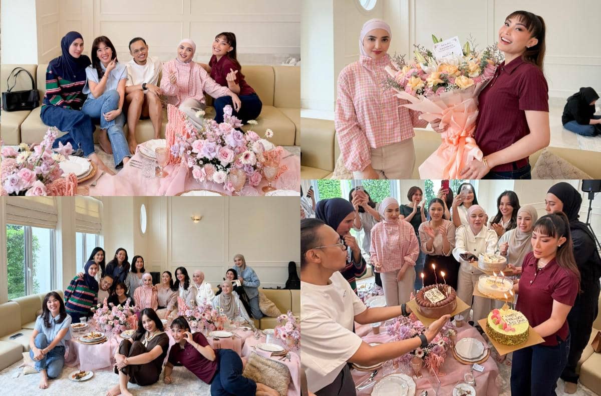 Potret Ayu Dewi dalam unggahan Instagram sebagai inspirasi perayaan ulang tahunnya yang ke-42 tahun.