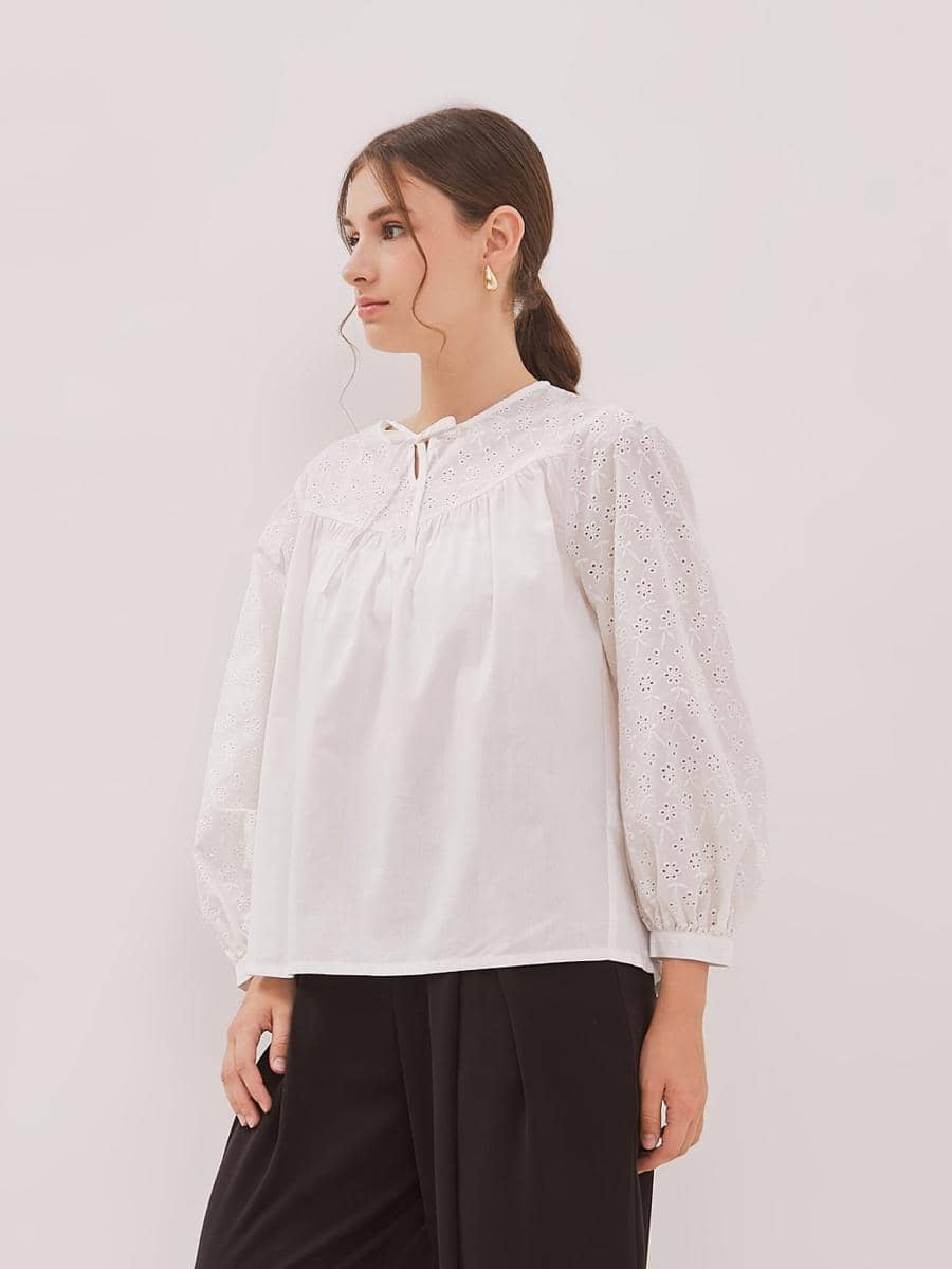 Urban Exchange - Mitha Bright White Blouse