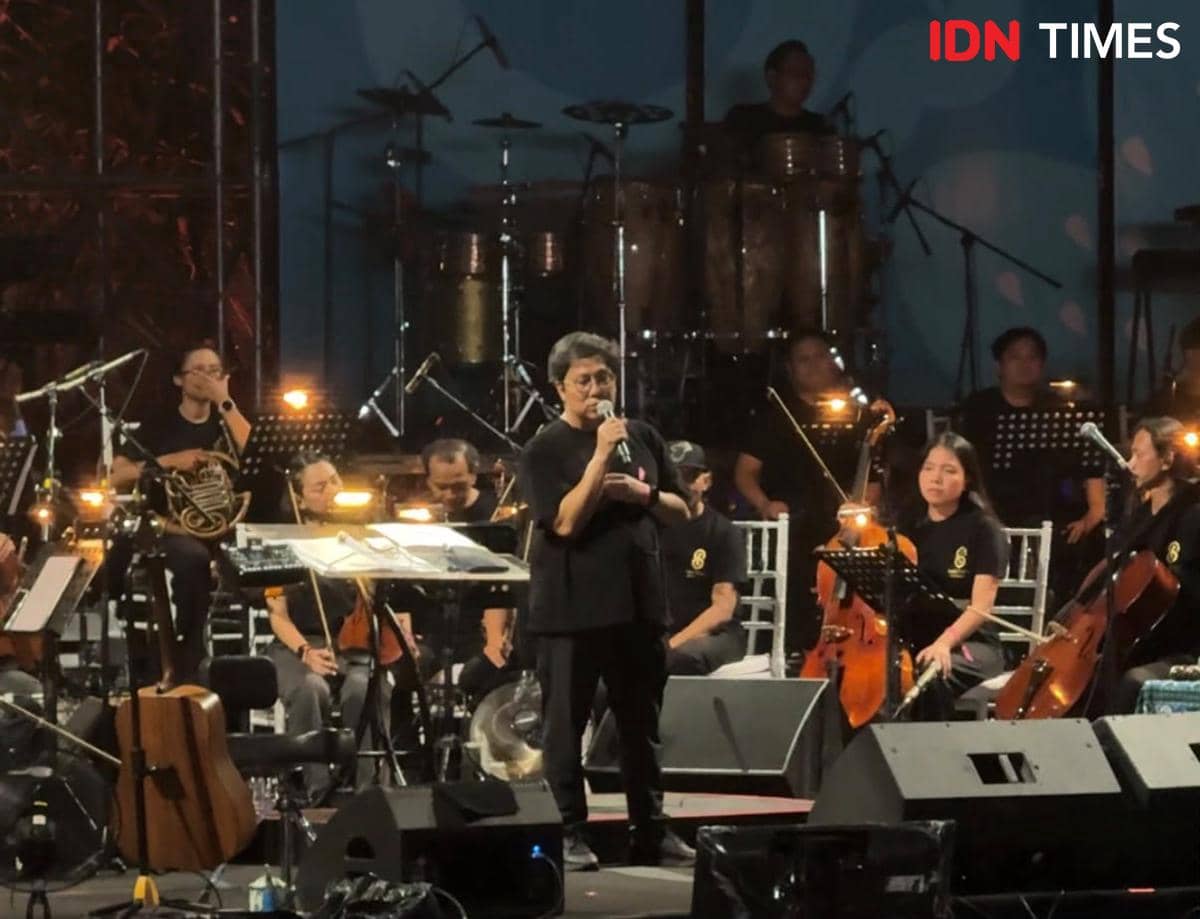Erwin Gutawa Beri Penghormatan untuk Guruh Soekarnoputra di Pestapora 2026