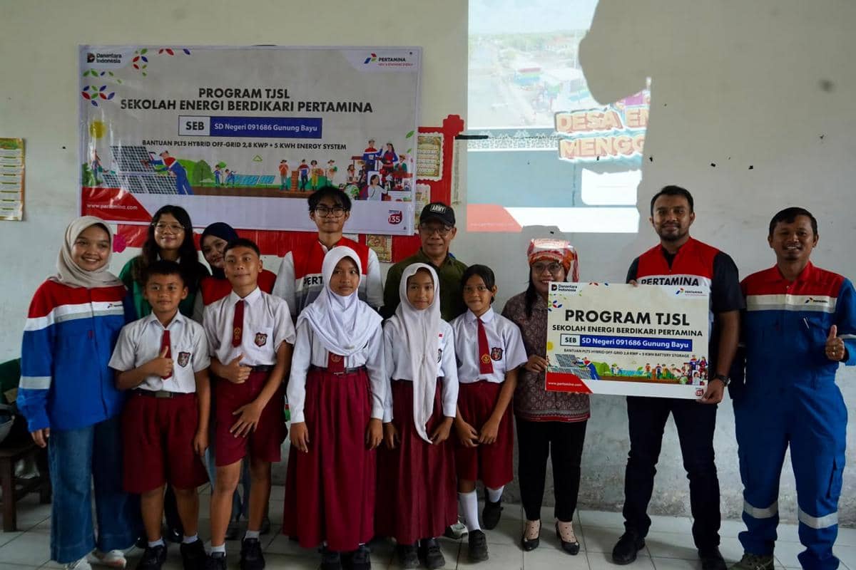 Pertamina NRE Hadirkan Energi Surya dan Air Bersih di Simalungun