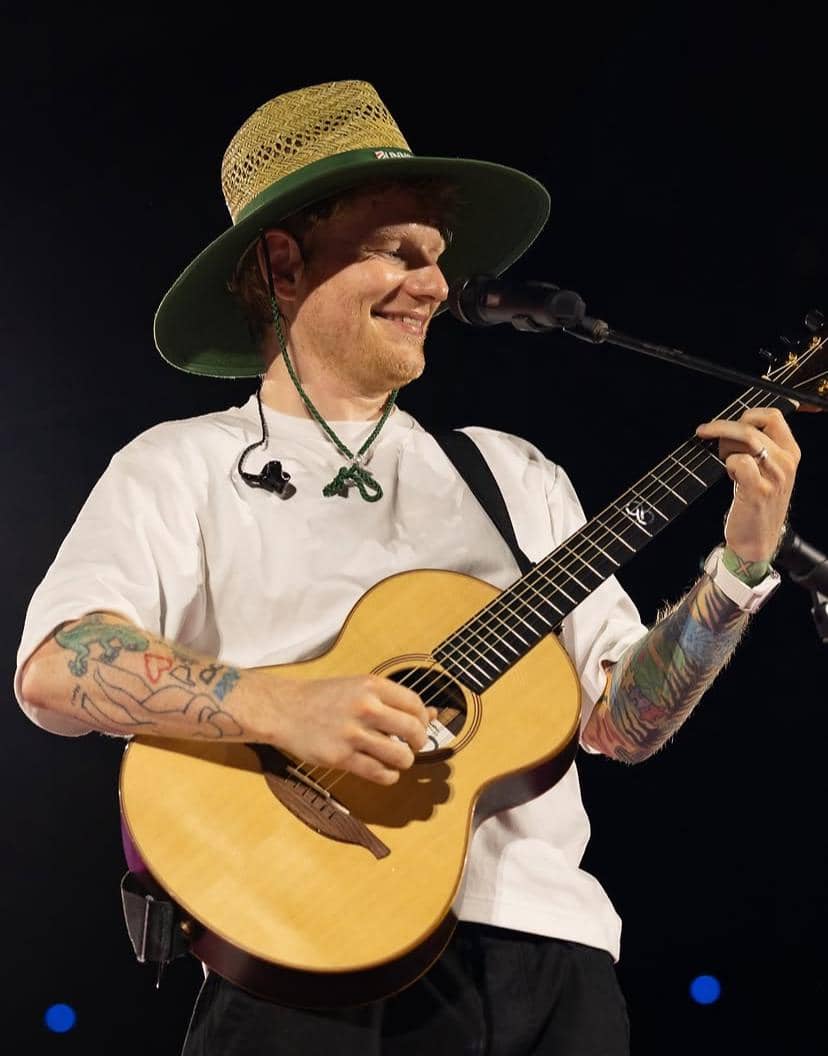 Potret Ed Sheeran yang diunggah melalui akun Instagram @teddysphotos dalam sebuah unggahan media sosial.