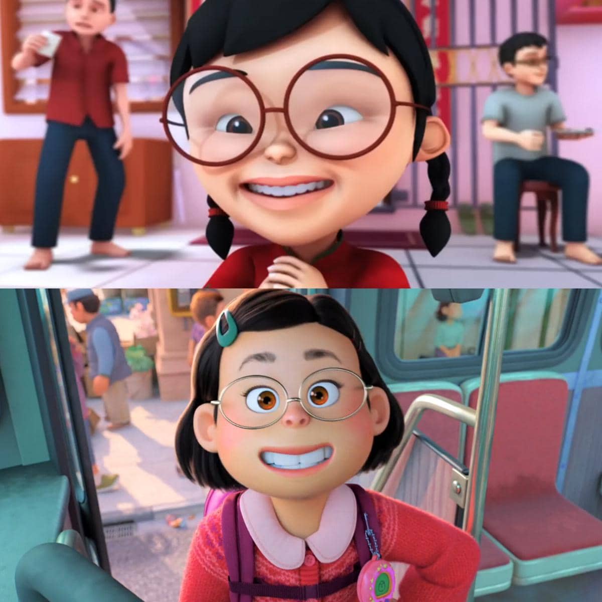 Mei Mei di Upin & Upin dan Mei di Turning Red punya nama panggilan yang mirip