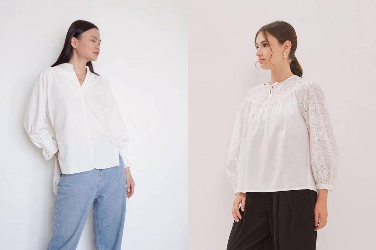 7 Rekomendasi Blouse Putih untuk Ngantor, Pilihan Modelnya Banyak!