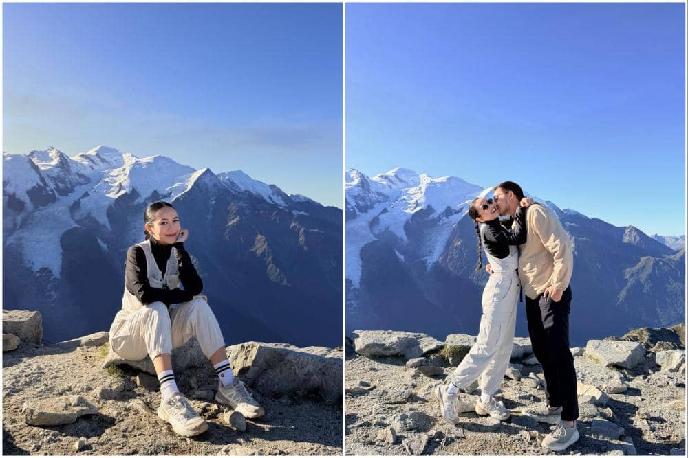 Merdi Octavia dan Suami Hiking di Gunung Le Brévent, Prancis!