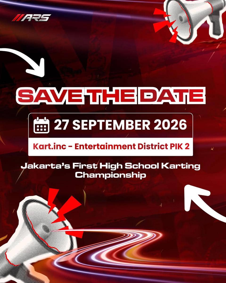 SAVE THE DATE. 🏁📅 27 SEPTEMBER 2026📍 Kart.inc — Entertainment District PIK 2The countdown to .jpg