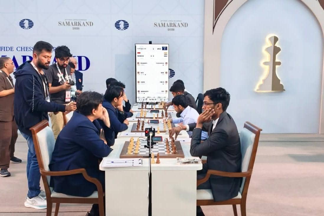 Para pecatur Indonesia berkompetisi mewakili Tanah Air pada Olimpiade Catur 2026 di Samarkand, Uzbekistan.