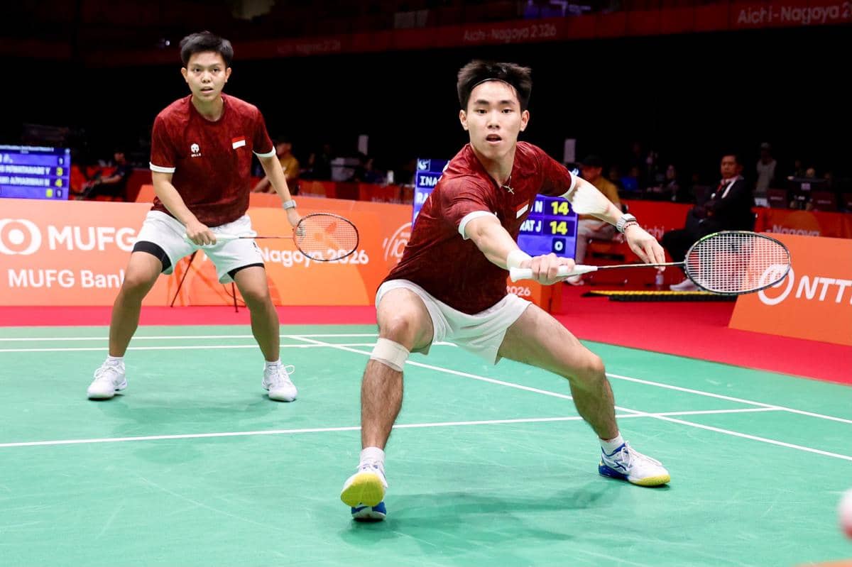 Debut Nikolaus Joaquin/Siti Fadia Silva Ramadhanti terhenti di 16 besar Asian Games 2026 Aichi-Nagoya (dok.PP PBSI)