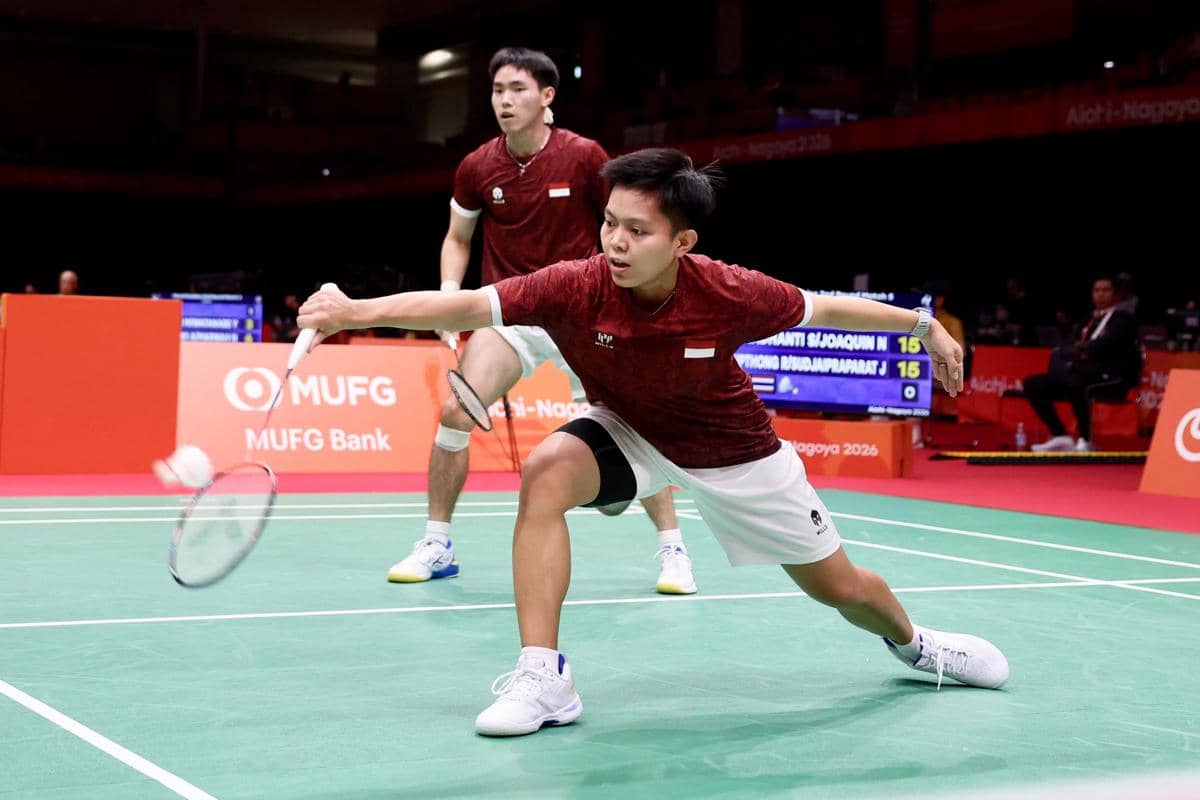 Debut Nikolaus Joaquin/Siti Fadia Silva Ramadhanti terhenti di 16 besar Asian Games 2026 Aichi-Nagoya (dok.PP PBSI)