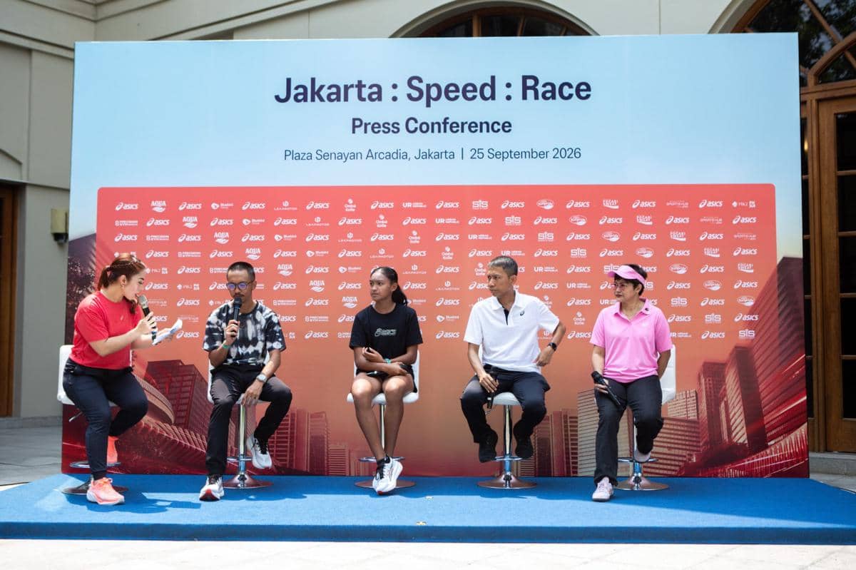 ASICS menggelar kembali Jakarta Speed Race pada 2026, ajang lari yang diumumkan perusahaan olahraga tersebut.