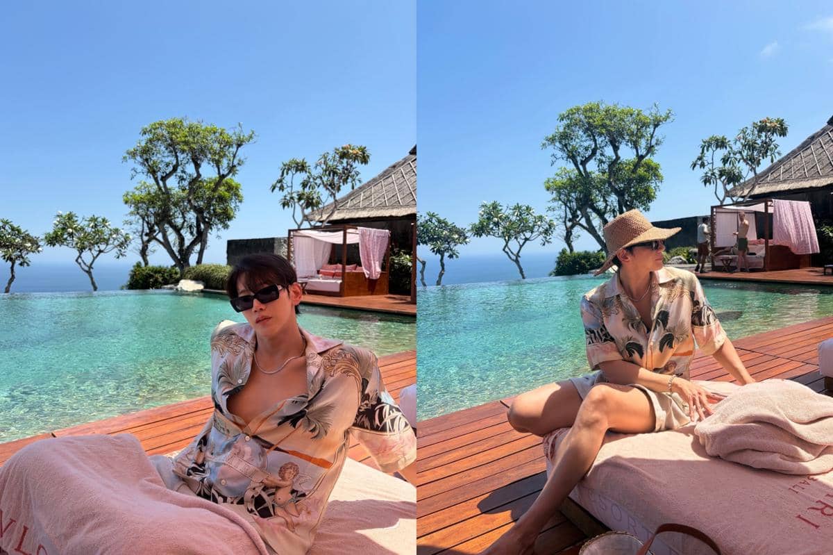 Jun.K 2PM Liburan di Bali