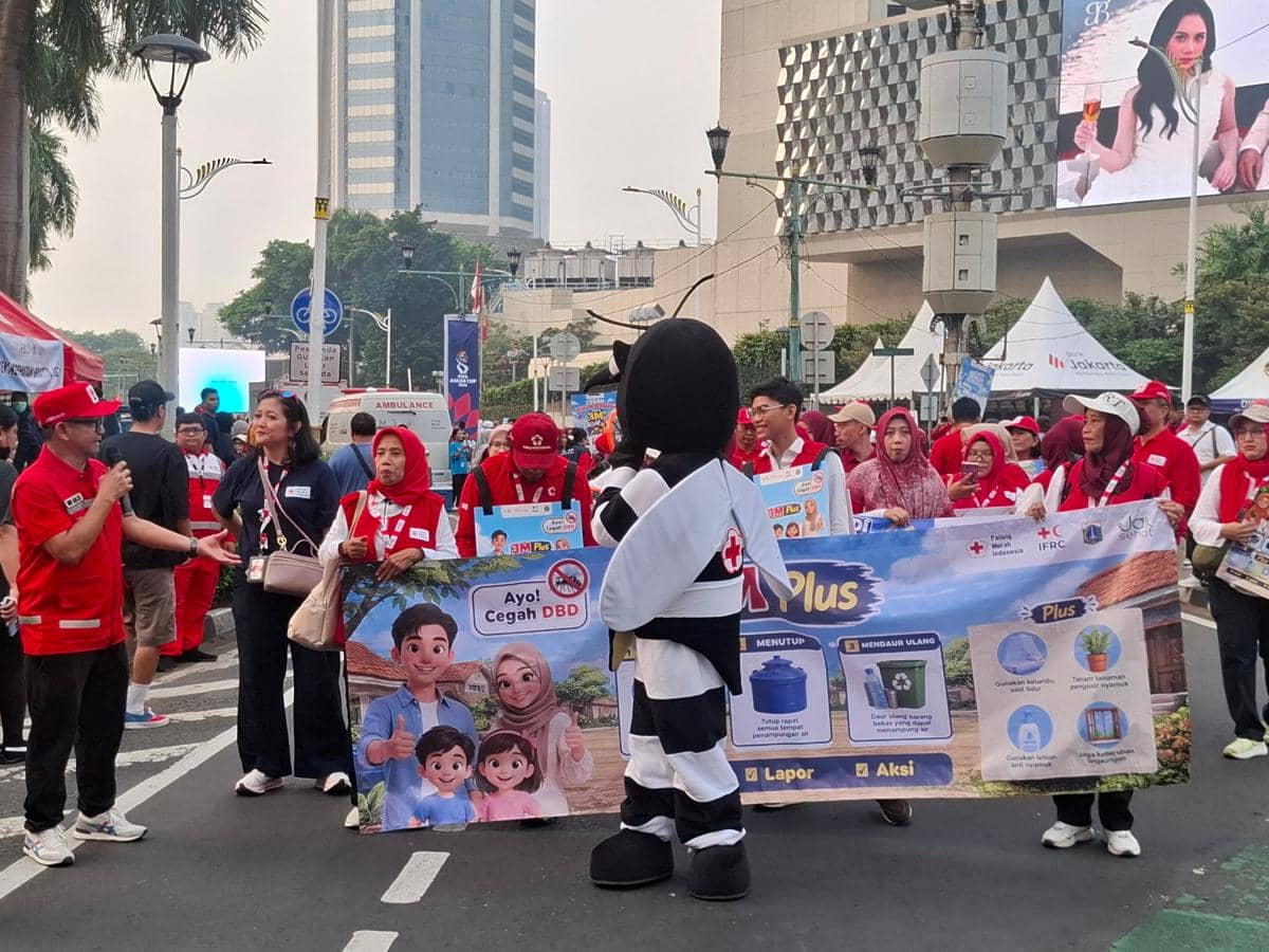 Kampanye di CFD, PMI Sebut DBD Musuh Bersama dan Wabah Mengkhawatirkan