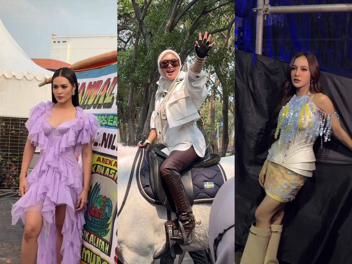 Gaya Artis di Pestapora 2026 Day 2, Syahrini Datang Berkuda