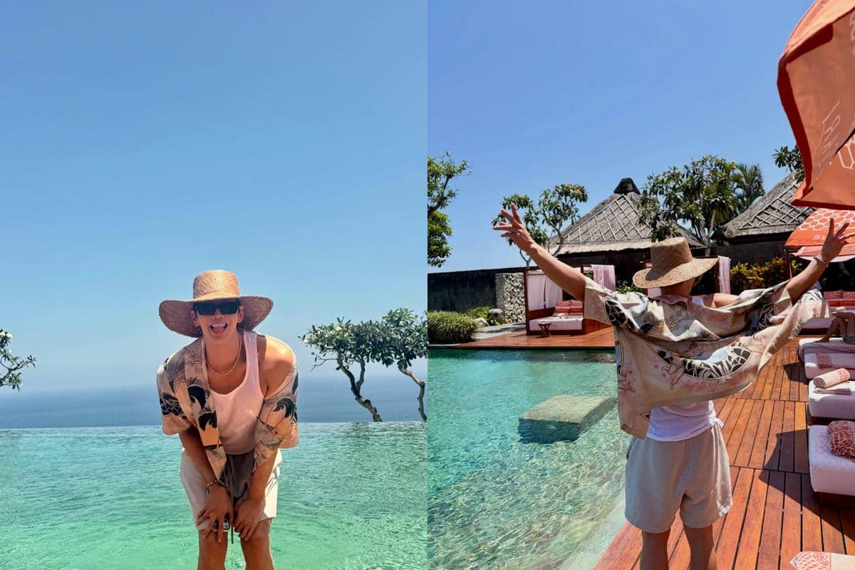 Jun.K 2PM Liburan di Bali