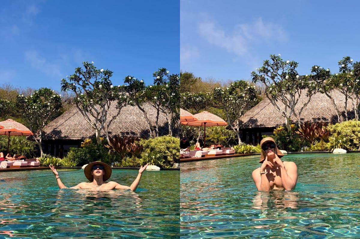 Jun.K 2PM Liburan di Bali