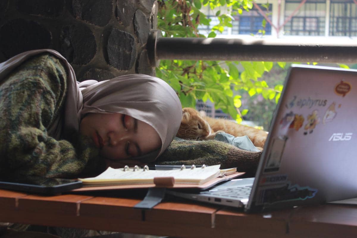Still cut film pendek Meong!