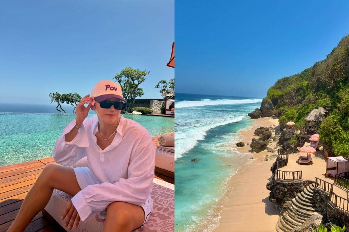 Jun.K 2PM Liburan di Bali