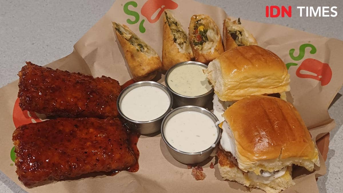 Potret Triple Dipper di restoran Chili's, Plaza Senayan, Jakarta Pusa