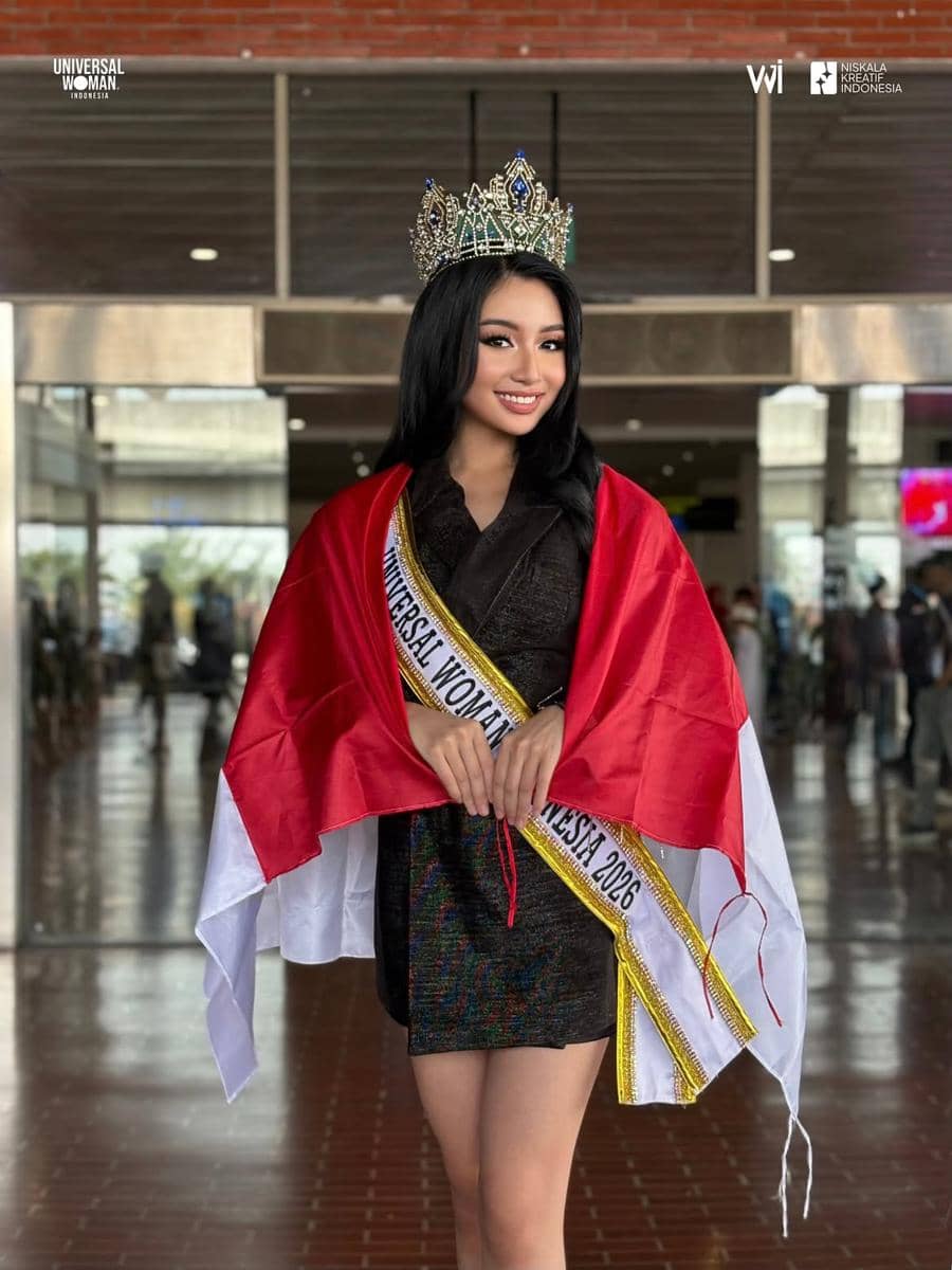 Potret Keberangkatan Wakil Indonesia ke Ajang Universal Woman 2026