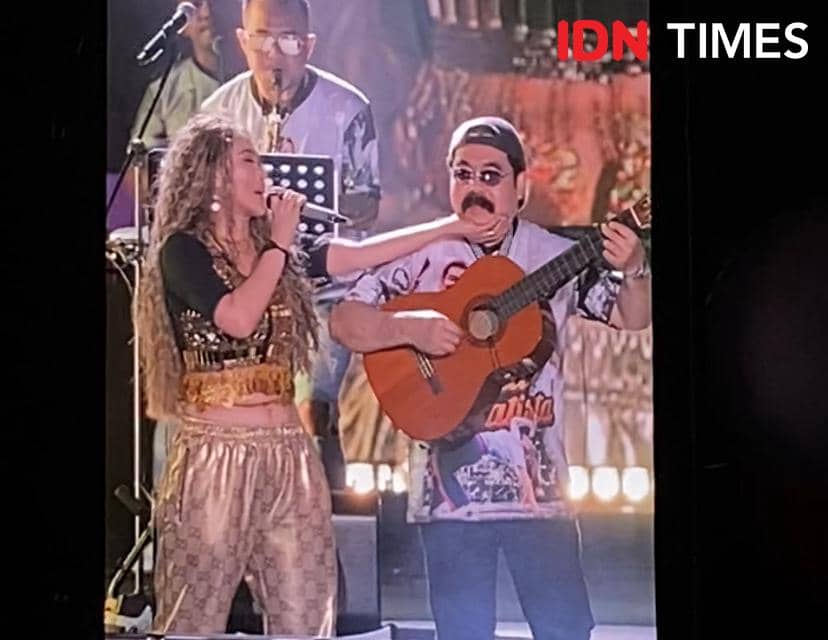 Mas Adam Jadi Gitaris Inul Daratista di Pestapora 2026: I Love You All!