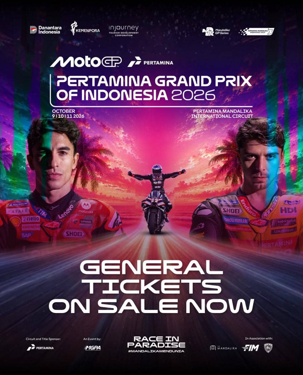 Unggahan Instagram Goersapp terkait MotoGP Mandalika 2026, ajang balap motor yang digelar di Mandalika.