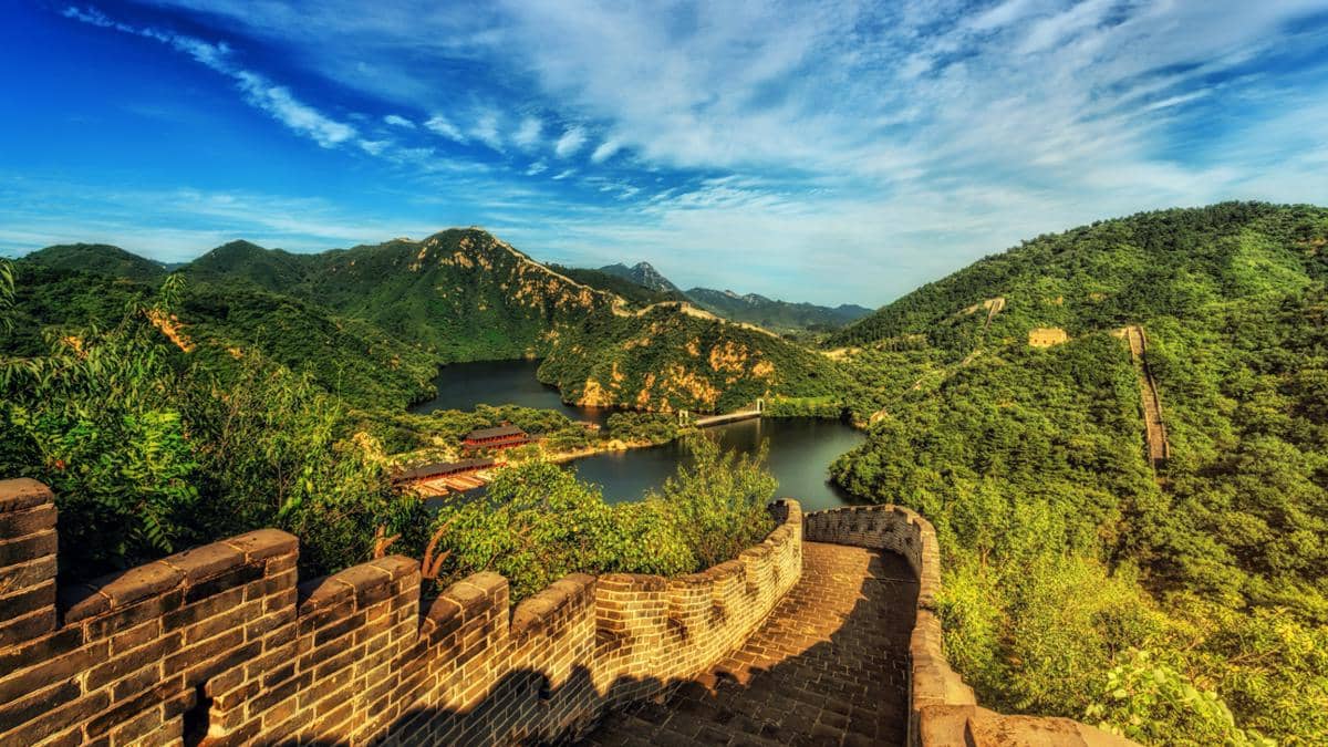 ilustrasi area perairan Tembok Besar China