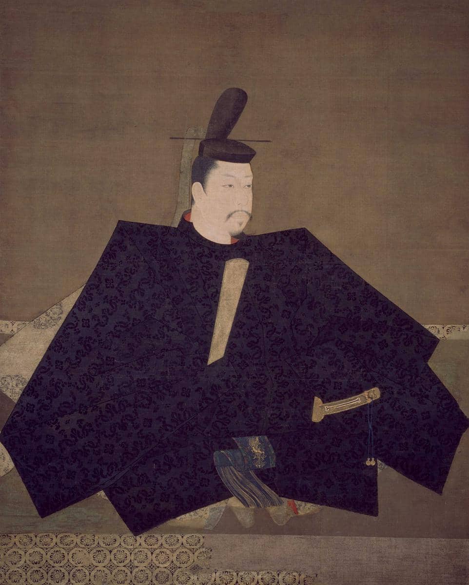 lukisan yang dianggap menggambarkan Minamoto Yorimoto, Shogun pertama, sang pendiri Keshogunan Kamakura di tahun 1192