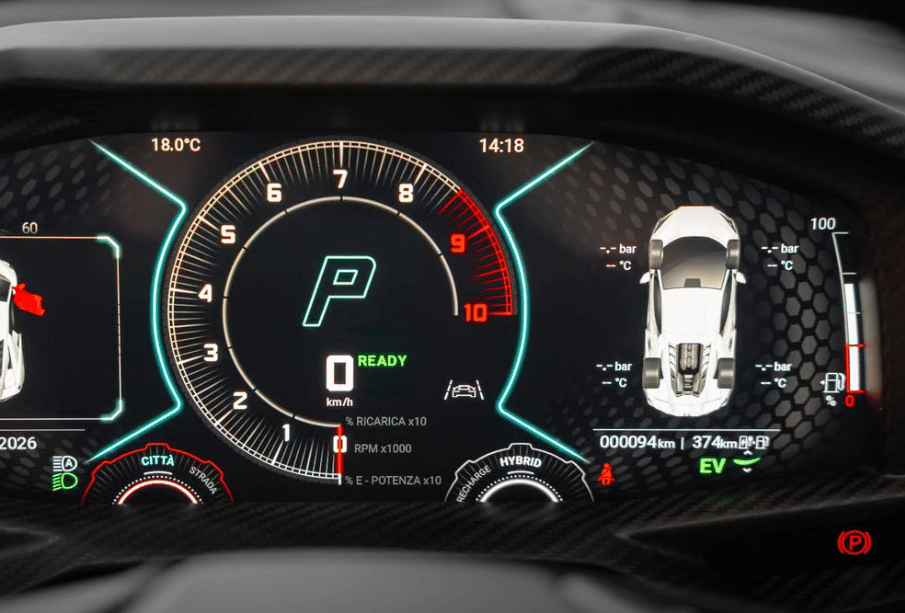 ilustrasi dashboard mobil modern