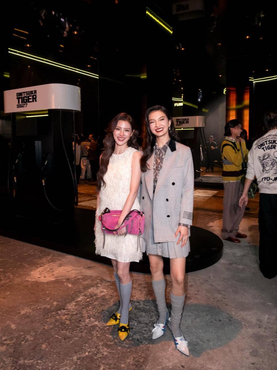 Raline Shah dan Baifern di Milan Fashion Week