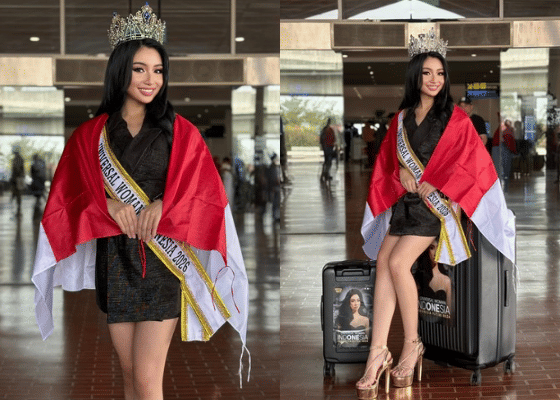 7 Potret Keberangkatan Wakil Indonesia ke Ajang Universal Woman 2026