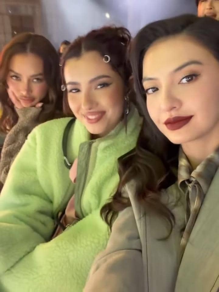 Raline Shah di Milan Fashion Week