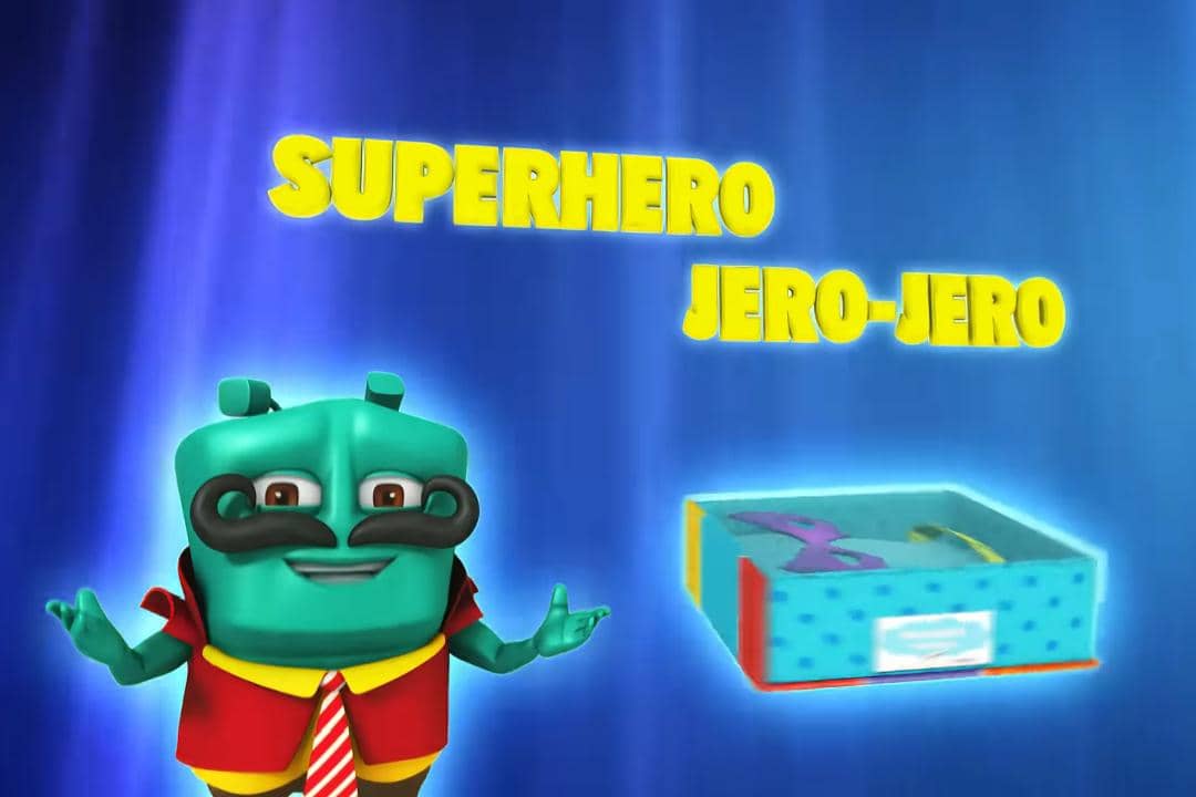 Kostum Superhero Jero-Jero yang harganya dinaikkan secara drastis oleh Bago Go