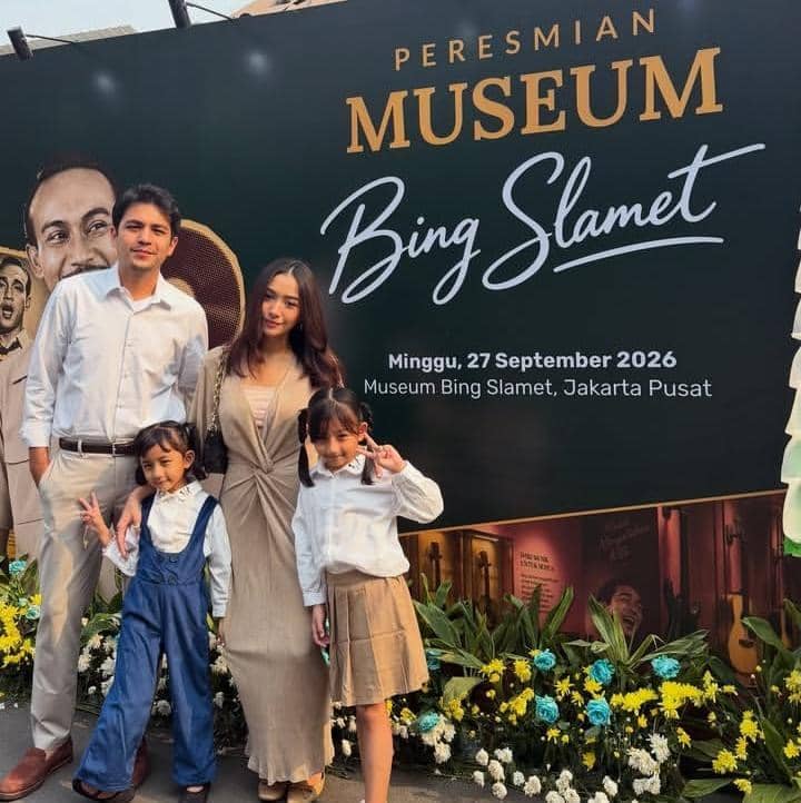 Adzana Bing Slamet di peresmian Museum Bing Slamet