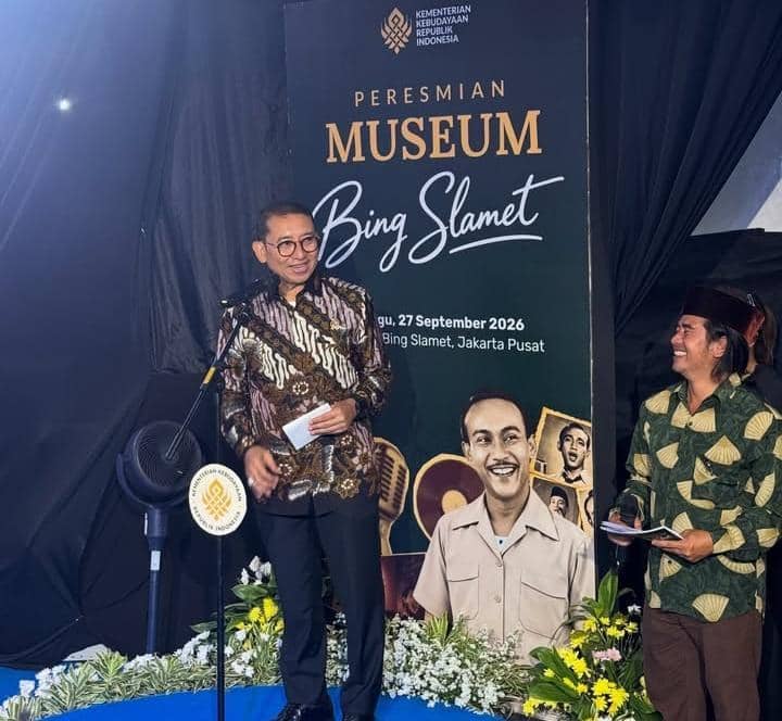Adzana Bing Slamet di peresmian Museum Bing Slamet