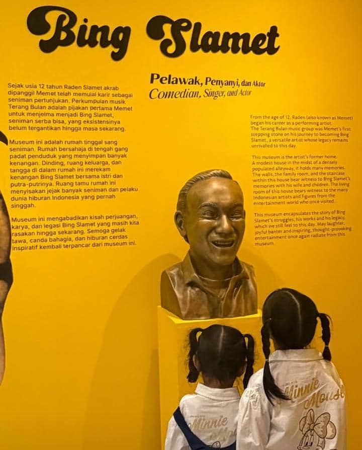 Adzana Bing Slamet di peresmian Museum Bing Slamet