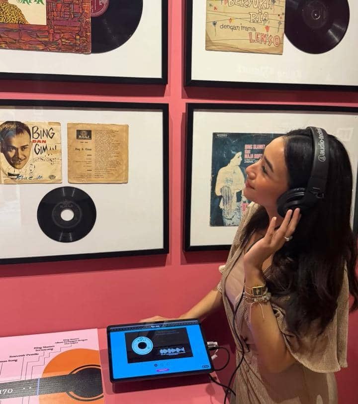 Adzana Bing Slamet di peresmian Museum Bing Slamet