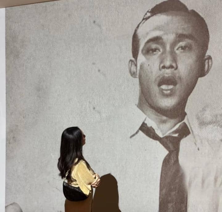 Adzana Bing Slamet di peresmian Museum Bing Slamet
