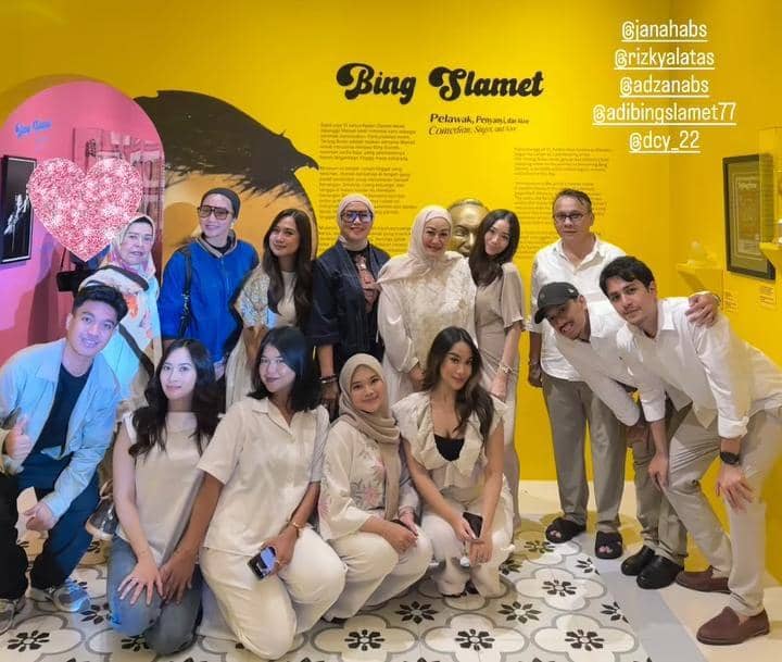 Adzana Bing Slamet di peresmian Museum Bing Slamet