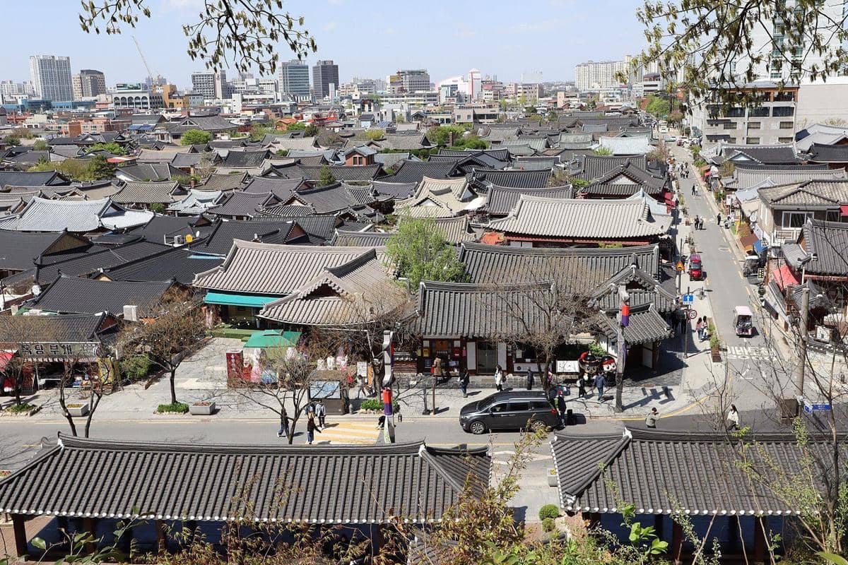potret Jeonju Hanok Village