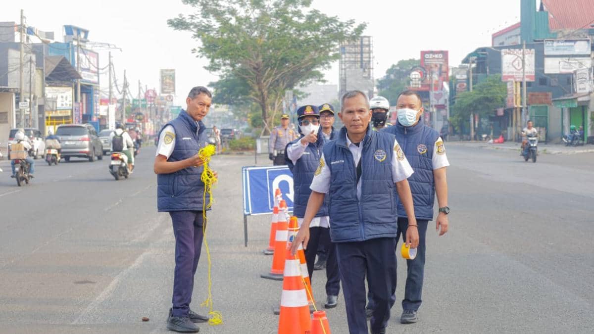 Dishub Tangsel Uji Coba U-Turn Jalan Rawa Buntu Selama 3 Hari