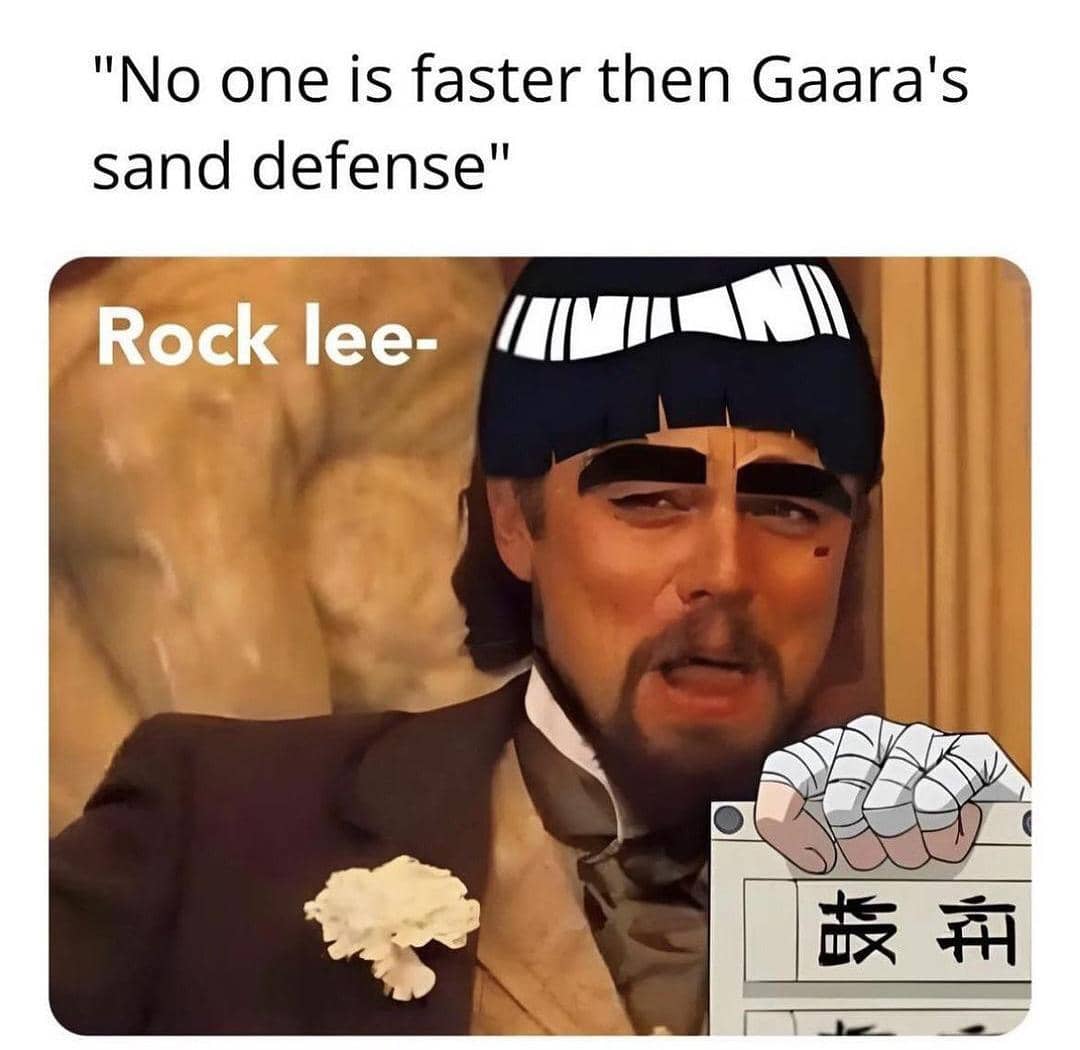 meme Naruto tentang pasir