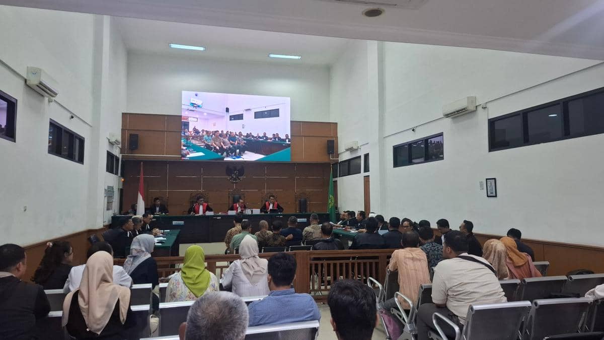 Sidang dakwaan kasus pungli 6 pejabat BPN Kota Serang (Dok. Khaerul Anwar)