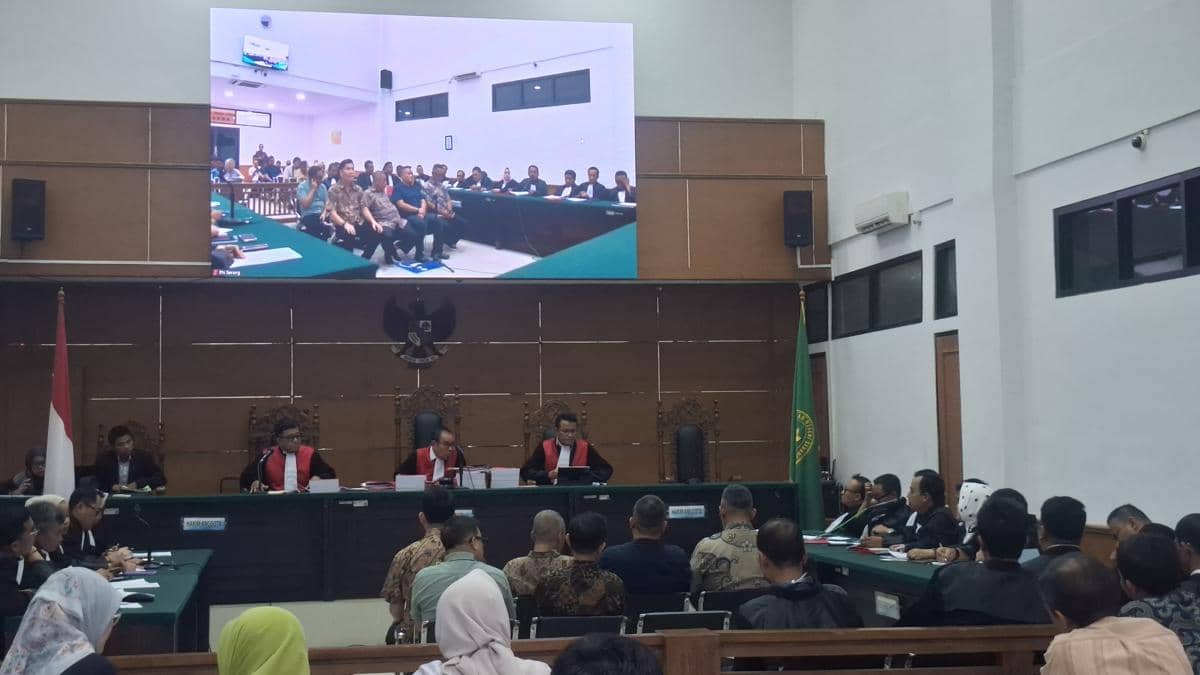 Sidang dakwaan kasus pungli 6 pejabat BPN Kota Serang (Dok. Khaerul Anwar)