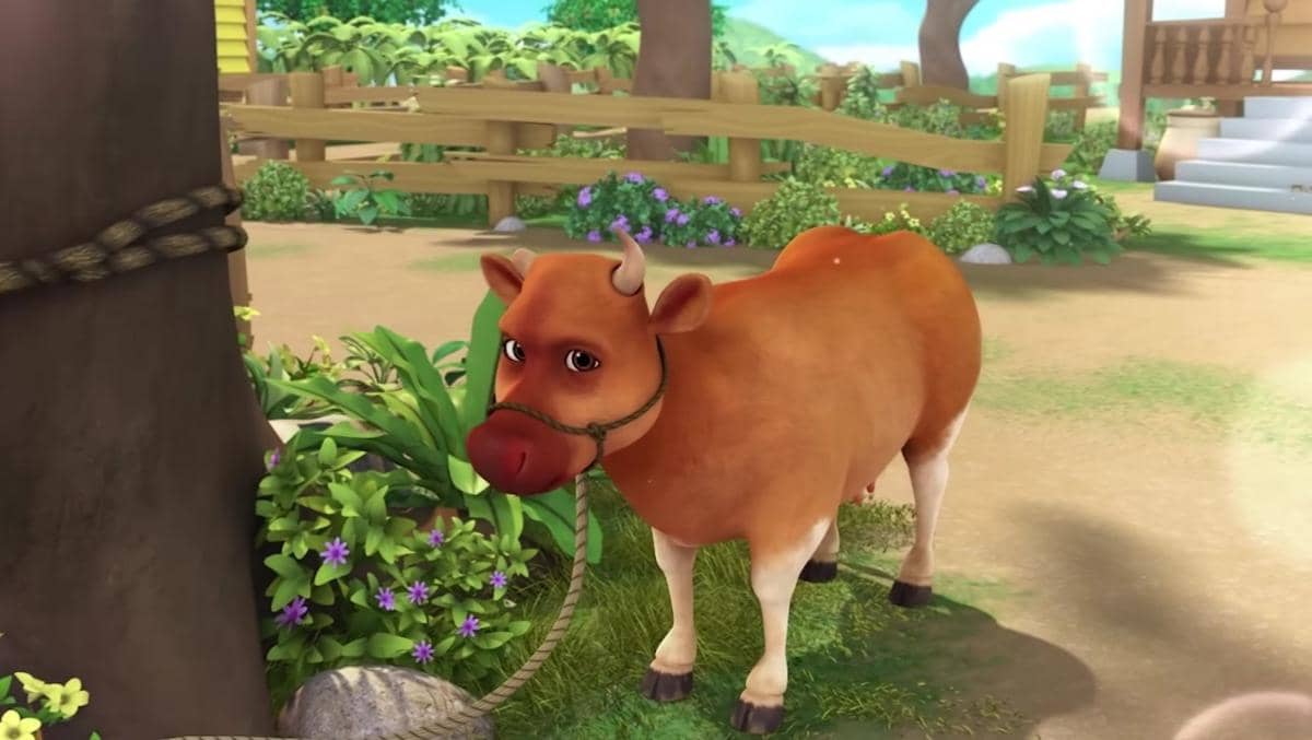 Karakter sapi "Sapy" di serial animasi Upin & Ipin