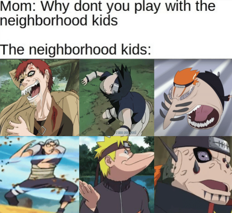 meme Naruto tentang pasir