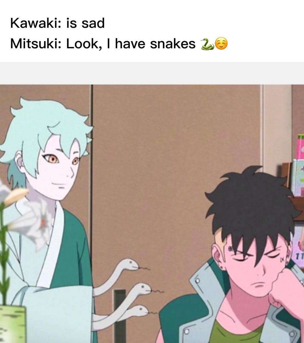 meme Naruto tentang ular
