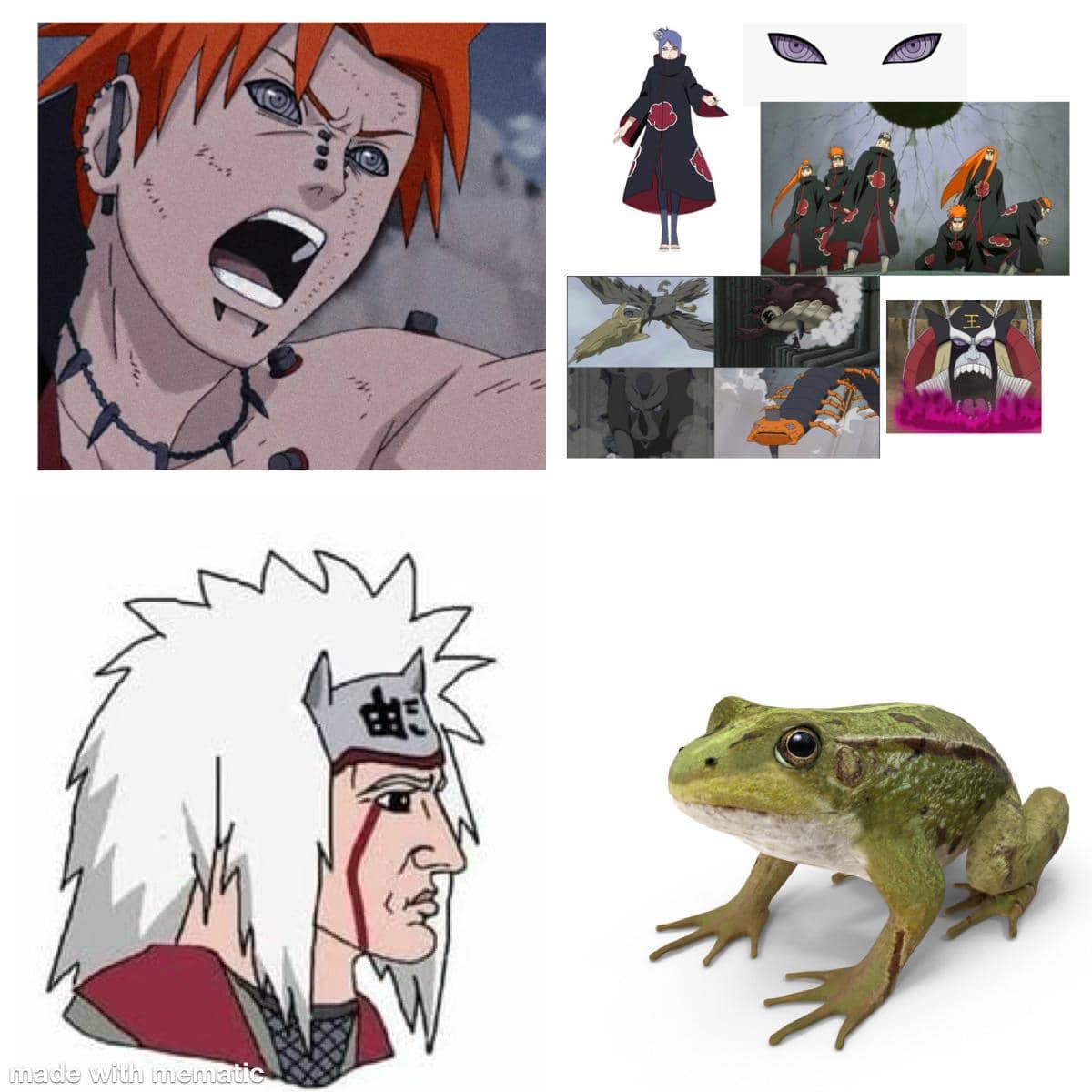 meme Naruto tentang katak